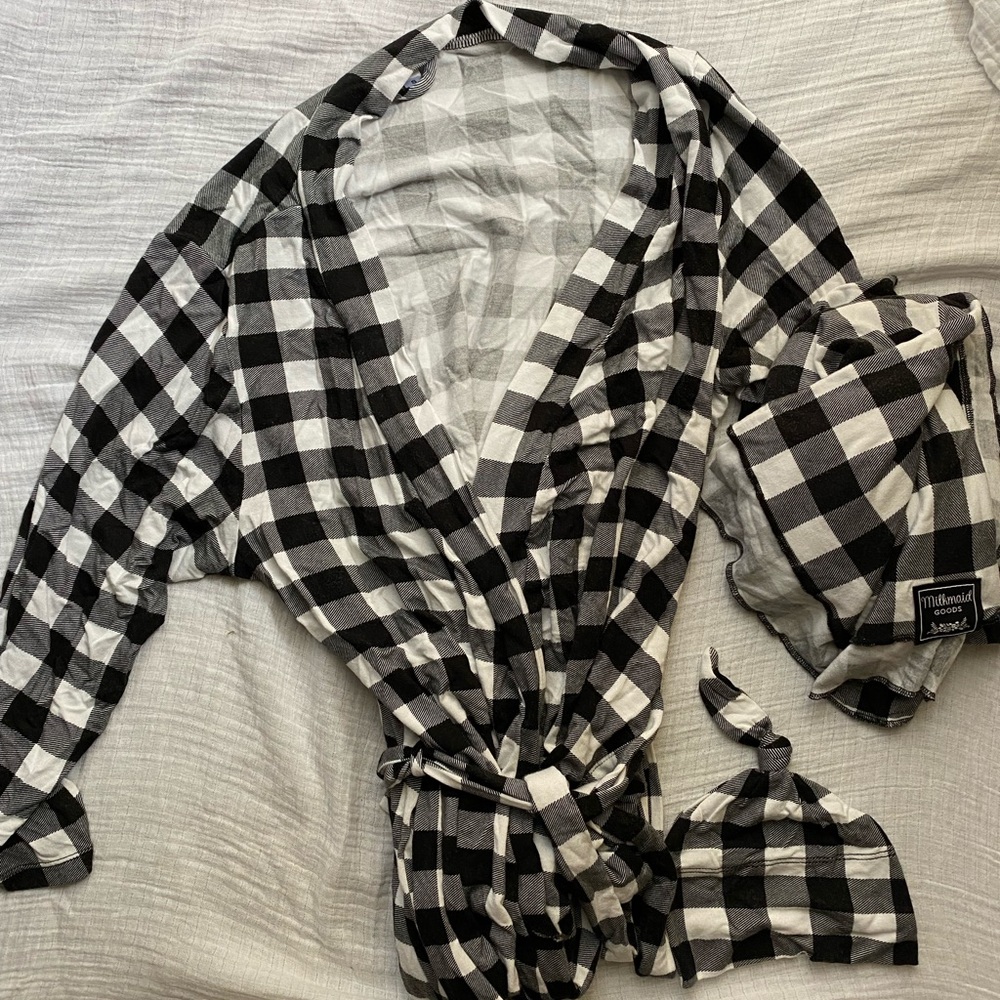 Milkmaid Goods robe swaddle set